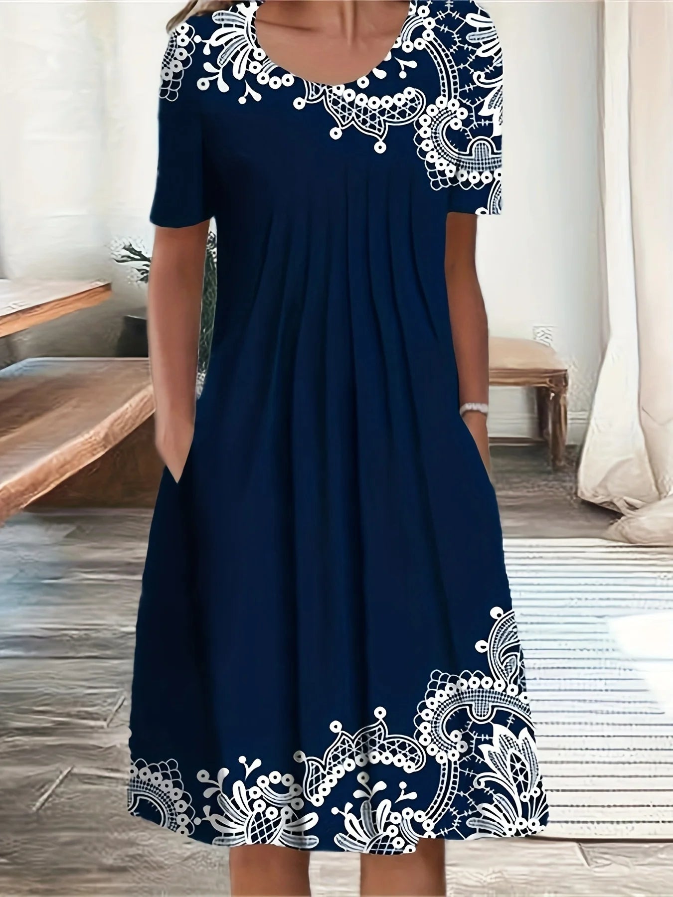 Vestido casual solto para mulheres, moda elegante, novo temperamento