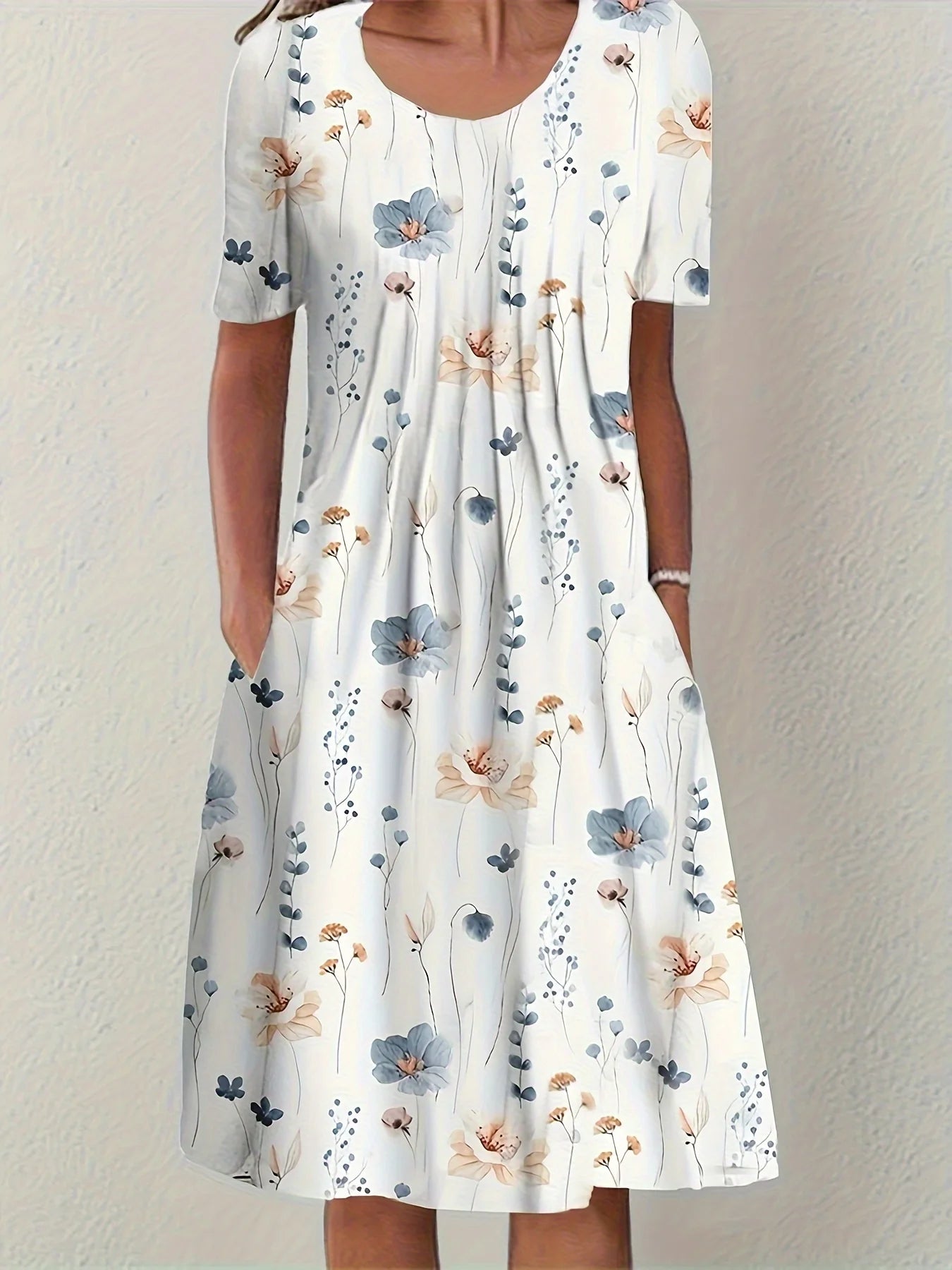 Vestido casual solto para mulheres, moda elegante, novo temperamento