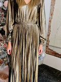 Women's Long Sleeve V-Neck Dress, Plus Size Casual Clothes, Spring 