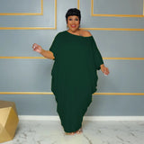 Vestido longo irregular de praia para férias feminino, vestidos plus size, elegante festa clube maxi, streetwear solto, roupas casuais