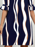 Vestido tejido ajustado para mujer, talla grande 