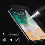 Vidro Temperado para iPhone, Protetor de Tela para iPhone 11, 12, 13 Pro, XR, X, XS Max, 14 Pro Max, Mini 7, 8, 6, 6S Plus, 5S, SE, 5 PCes