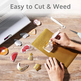 Vinil Permanente Inteligente para Alegria Cricut, Vinil Adesivo, Adesivos, Copos de Água, Cerâmica Dispensadora, 1 Rolo