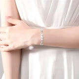 Vintage 925 Sterling Silver Bracelet for Women, Original Lucky Beads Ball, Adjustable Bracelets, Designer Jewelry, Luxury Gifts 