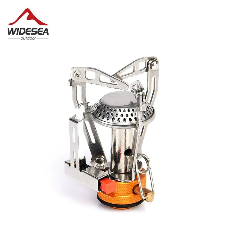 Widesea-Foldable Camping Gas Stove Heater, Tourist Burner, Outdoor Picnic, Cooking Equipment Supplies, Survival Furnace, 1 Pc 