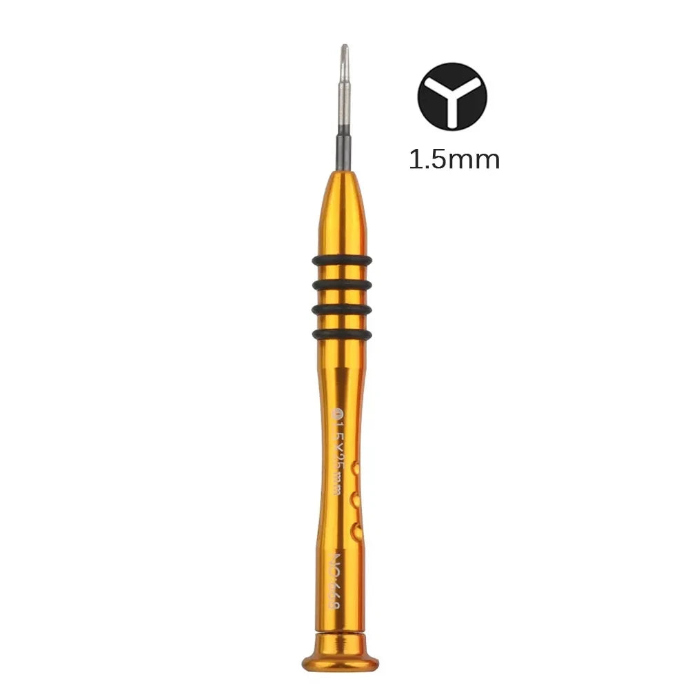 Y Tip Triwing Screwdriver for Nintendo Switch, JoyCon, iPhone 7, 8 Plus, Samsung Gear S3, Smartwatch Repair, 0.6mm, 1.5mm, 2.0mm 