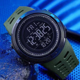 Reloj de pulsera deportivo militar YIKAZE-Y01 para hombre, reloj digital multifuncional, resistente al agua, reloj electrónico para estudiantes, reloj de pulsera masculino. 
