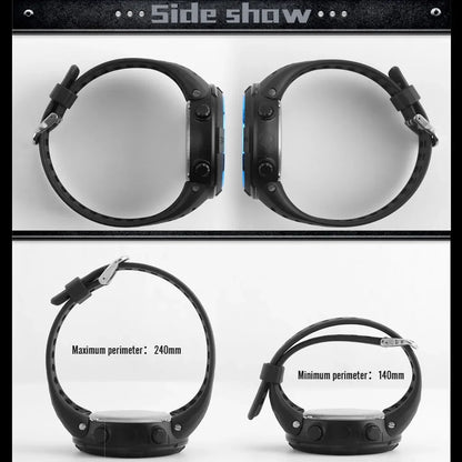 YIKAZE-Y01 Military Sports Wrist Watch Men Multifunctional Digital Watches Waterproof Watch Student Electronic Watch Male Wristwatch 