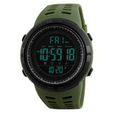 Reloj de pulsera deportivo militar YIKAZE-Y01 para hombre, reloj digital multifuncional, resistente al agua, reloj electrónico para estudiantes, reloj de pulsera masculino. 