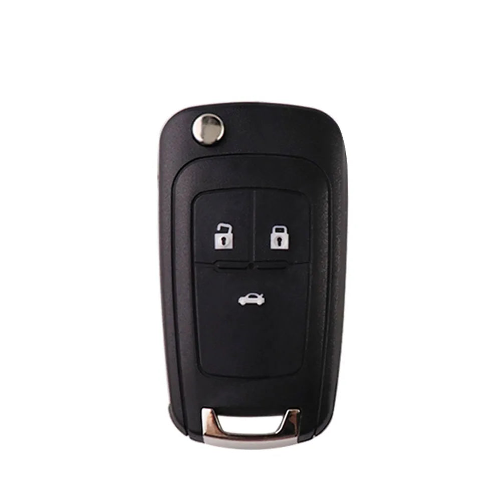 YIQIXIN - Funda plegable para llave de coche (2/3 botones), compatible con Opel/Vauxhall, Astra J, Zafira BC, Insignia, Mokka, Adam Cascade, Karl, Corsa, Meriva 