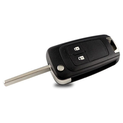YIQIXIN - Funda plegable para llave de coche (2/3 botones), compatible con Opel/Vauxhall, Astra J, Zafira BC, Insignia, Mokka, Adam Cascade, Karl, Corsa, Meriva 