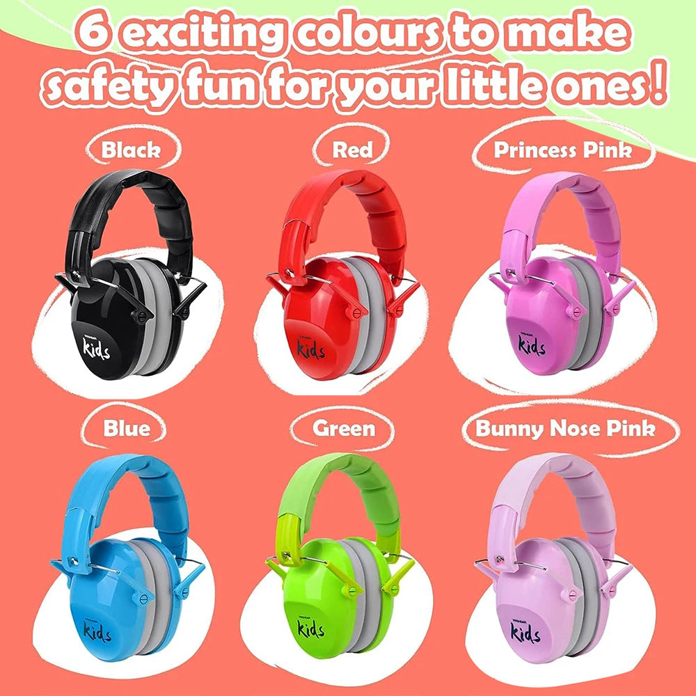 Zohan-protetores anti-ruído dobráveis para crianças, proteção auricular, sem ruído, sem ruído, proteção auricular, para o autismo