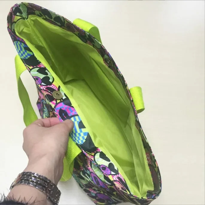 ZW-Large Waterproof Dance Bag, Storage Receiving Bag, Shoulder Yoga Clothes, Cross-Border Towel Bag, Mother Bag 