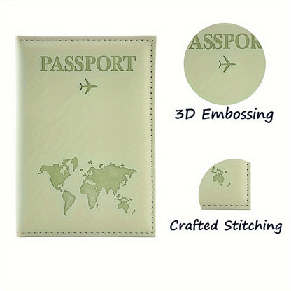 Luxury Marble Style Artificial Leather Passport Cover with Custom Name, Lightweight Foldable Travel Accessory, Vacation Style Passport Holder with Polyester Lining, Dry Clean Only - Unisex