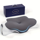 Sleeping Neck Pillow In Bed, Contour Memory Foam Pillow for Neck Pain Relief, with Washable Breathable Pillow Case, Ergonomic Neck Support Pillow, Suitable for Side, Back And Belly Sleepers,, Adjustable Orthopedic Ergonomic C