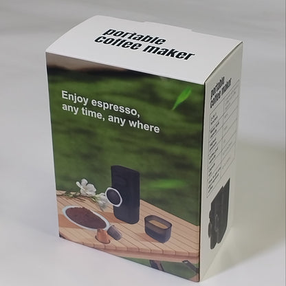 A Portable Coffee Maker with Rich Cream, a Two-In-One Machine for Capsules And Coffee Grounds, Requires No Electricity, Is Compact And Lightweight, Perfect for Travel, Cars, Desks, And Home Use, Making It a Practical Holiday