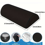 Reposapiés ergonómico para oficina: reposapiés debajo del escritorio con funda lavable: accesorio perfecto para trabajar desde casa para máxima comodidad y apoyo.