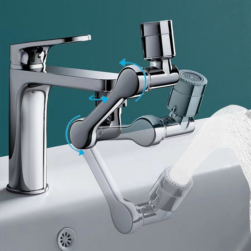 1pc Premium 1440° Copper Alloy Universal Swivel Faucet Spray Head - Adjustable, Water-Saving, And Easy to Install - Suitable for Extension Faucet, Aerator Spout, Kitchen Faucet, Wash Basin Robot Arm Faucet Extender, And Sink