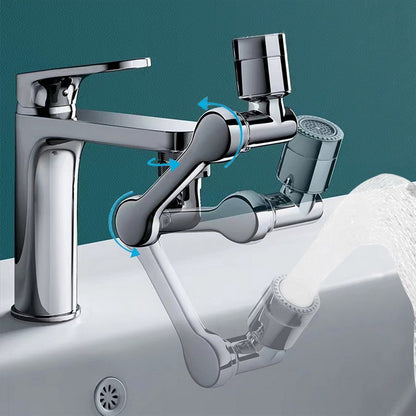 1pc Premium 1440° Copper Alloy Universal Swivel Faucet Spray Head - Adjustable, Water-Saving, And Easy to Install - Suitable for Extension Faucet, Aerator Spout, Kitchen Faucet, Wash Basin Robot Arm Faucet Extender, And Sink
