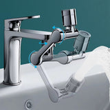 1pc Premium 1440° Copper Alloy Universal Swivel Faucet Spray Head - Adjustable, Water-Saving, And Easy to Install - Suitable for Extension Faucet, Aerator Spout, Kitchen Faucet, Wash Basin Robot Arm Faucet Extender, And Sink