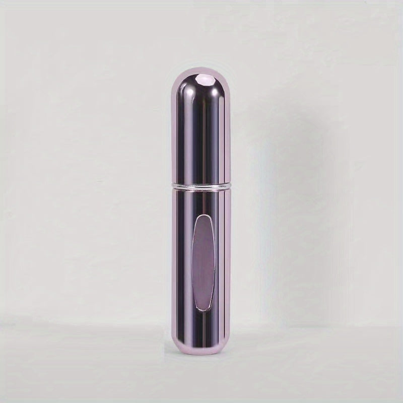 Botella de perfume compacta y recargable con atomizador: perfecta para viajar.