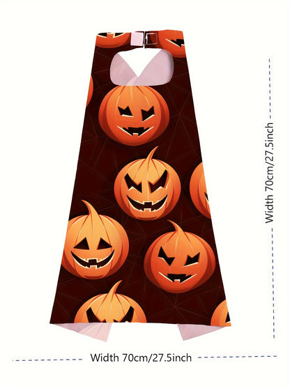 Kids' Halloween Superhero Cape - Storytelling Cloak for Boys & Girls, Perfect for Parties & Dress-Up, Polyester, Hand Washable (3-6 Years)