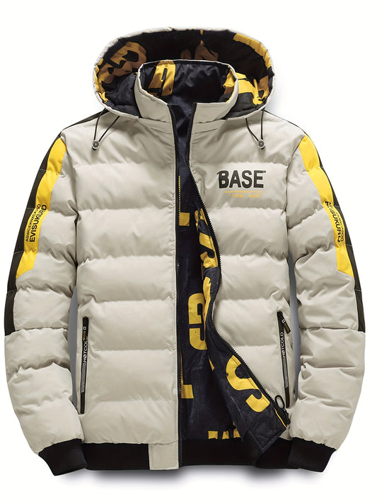 Chaqueta reversible con capucha y forro polar: color liso, informal, con cremallera para hombre y mujer, ideal para exteriores en invierno, talla grande.