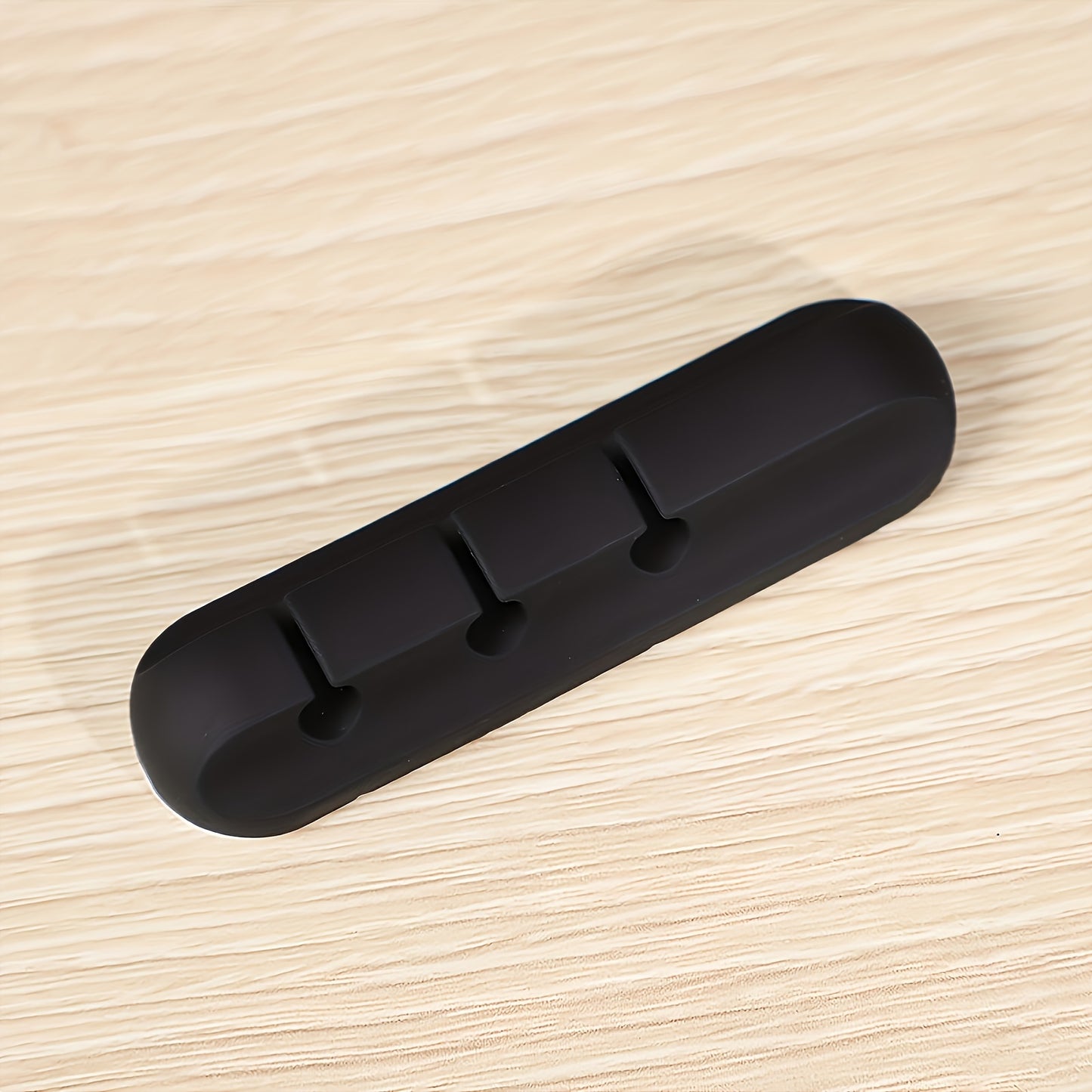 Silicone Cable Organizer Clips - Multi-Slot Desk Cord Management System for Office Supplies
