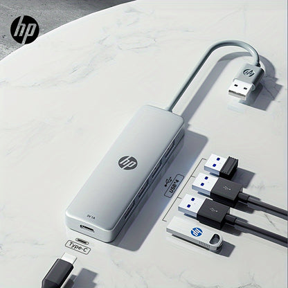 Concentrador USB HP 4 en 1, base de expansión portátil, compatible con portátiles, interfaz USB-A 2.0, Plug and Play, alimentación por USB, voltaje de funcionamiento de hasta 36 V - Modelo DHC-CT100D (194U2AA)