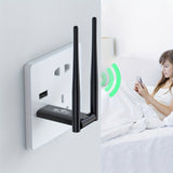 1pc USB Wireless WiFi Repeater Range Extender, 300Mbps Network Signal Amplifier Extender WiFi Booster, Suitable For Upstairs And Downstairs WiFi With Dead Zones.