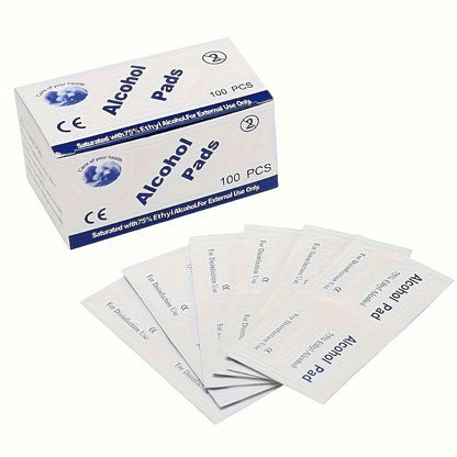 3 boxes of 300 disposable disinfectant alcohol - emergency care bulk package, disinfectant wipes, high concentration 75% alcohol antibacterial solution, hygienic, used for sterilization and emergency disinfection of mobile ph