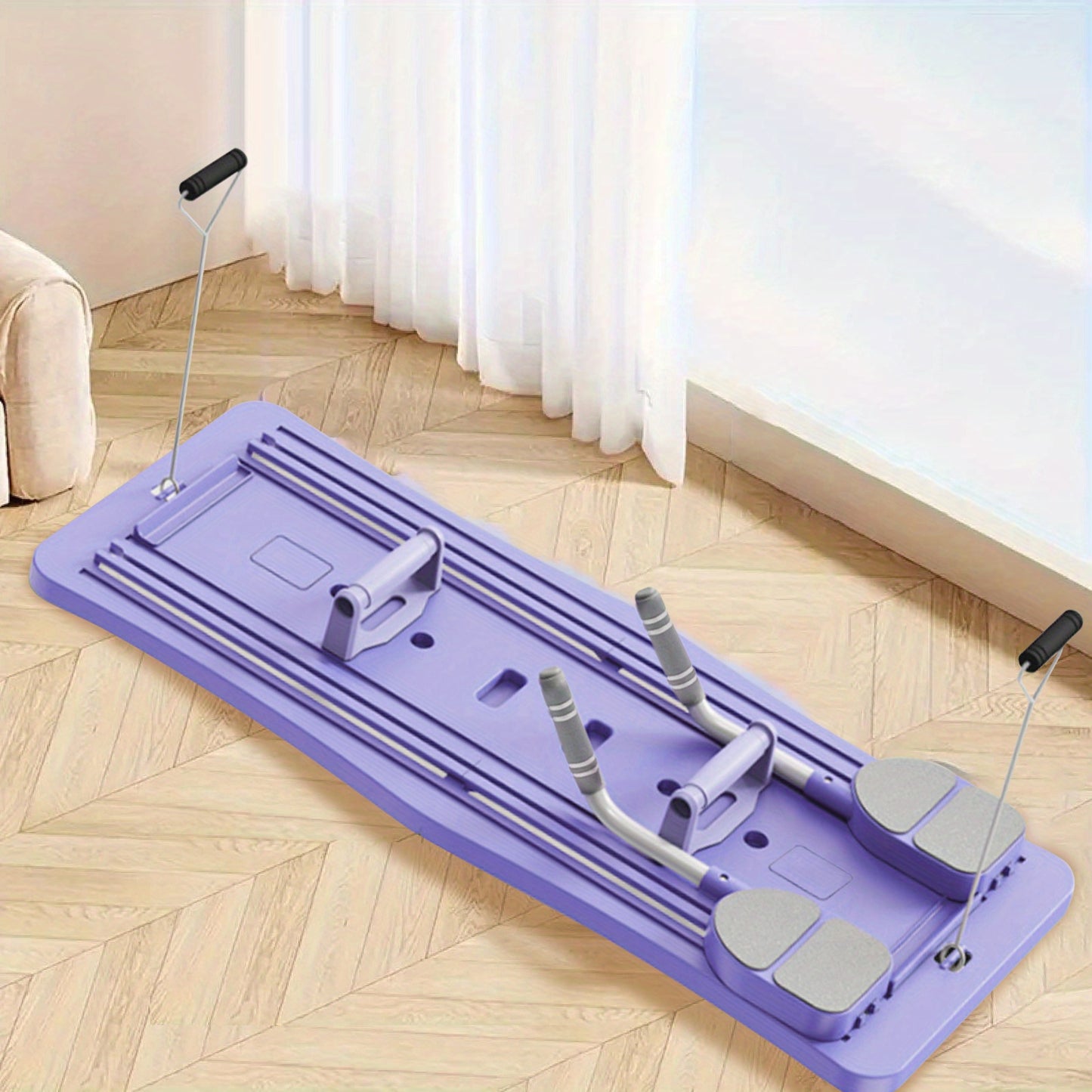 8 in 1 Portable Fitness Board - ABS Material Pilates Board, Core and Abdominal Muscle Strength Training, Home Fitness Equipment, Foldable Design for Easy Storage New Year Gift