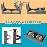 Comederos elevados ajustables para perros pequeños, medianos y grandes. Incluye dos comederos de acero inoxidable para comida y agua. Favorecen una mejor digestión y una mejor postura.