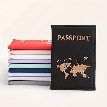 1pc Passport Cover And Travel Wallet Secure Organizer For Documents And Cards