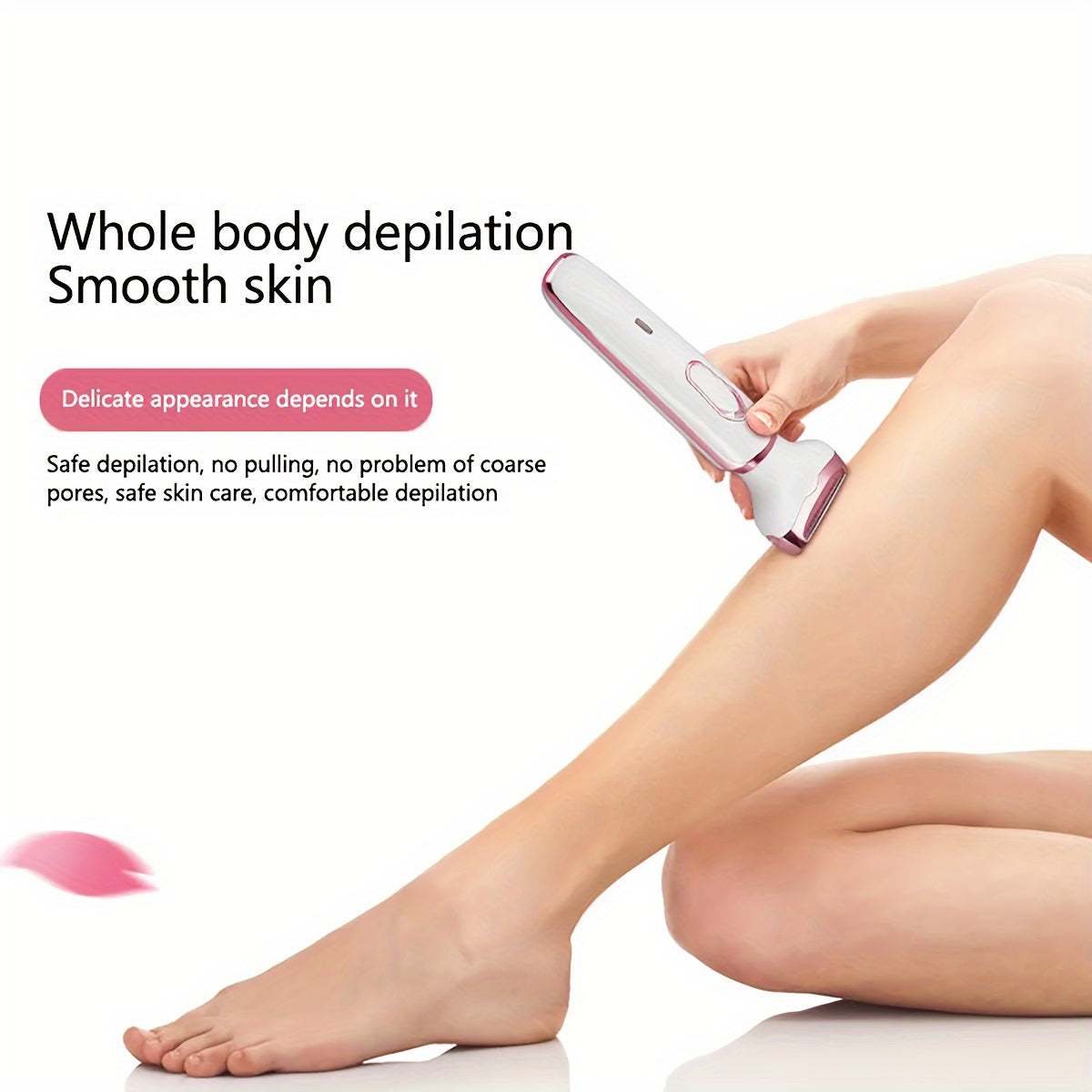 4 In 1 Women's Electric Hair Remover/Women's Multi-Function Electric Hair Remover Set/Women's Bikini Trimmer/USB Rechargeable/Hair Remover for Pubic Hair, Eyebrows, Nose, Face, Legs, / Portable, Gentle, Women's Gift, Mother's