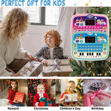 Kids Tablet Toddler Learning Pad With LED Screen Teach Alphabet Numbers Word Music Math Early Development Interactive Electronic Toy For Boys &amp; Girls (Battery Not Included) Halloween Christmas Gift