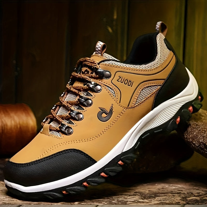Zapatillas informales para hombre: transpirables, antideslizantes, con cordones, plantilla de EVA y suela MD duradera.