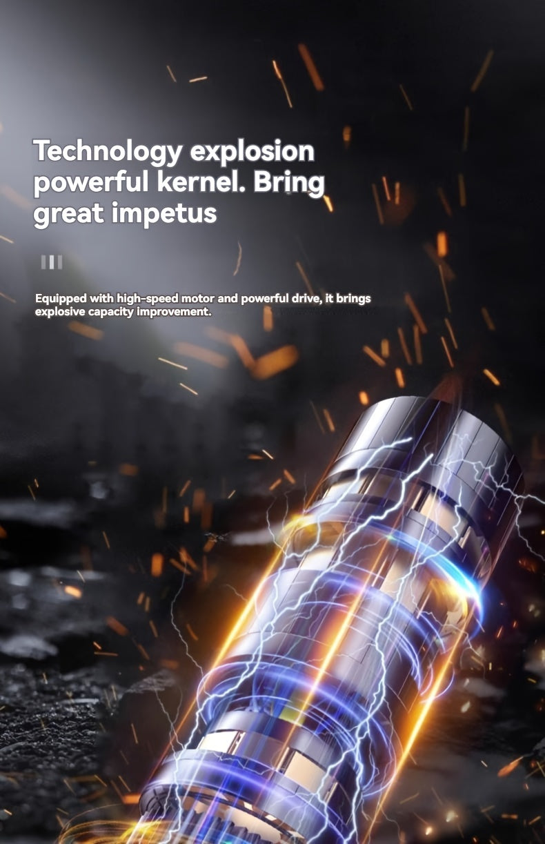 2-in-1 Wireless Car Vacuum Cleaner: 4000mAh Battery, 35dB Noise Level, 0-200W Power, ≥0.4L Dust Cup Capacity