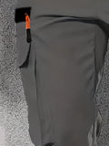 Pantalones cargo con puños y bolsillos de solapa para hombre, de color liso, transpirables y cómodos para actividades al aire libre.