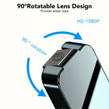 Camera no WiFi Needed - Mini Body Camera Video Recorder - Camera Motion Activated - Nanny Small Cam - Tiny Camera - Small Security Camera for Home and Office (With 64G high-speed memory card)