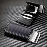 1pc Men's Minimalist Multi-Functional Anti-RFID Blocking Card Holder With 6 Card Slots, Protects ID &amp; Credit Cards, Ideal Gift For Men