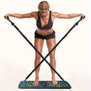 11pcs/set Push Up Board, Portable Foldable With Resistance Band, Home Gym Push Up Bar, Floor Push Up Handle, Professional Strength Training Equipment For Men And Women