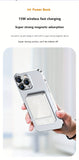 5000/10000 mAh Real Capacity, No Fake Label, Digital Display, Magnetic Suction, Fast Charging Power Bank, 15W Magnetic Suction/22.5W Fast Charging