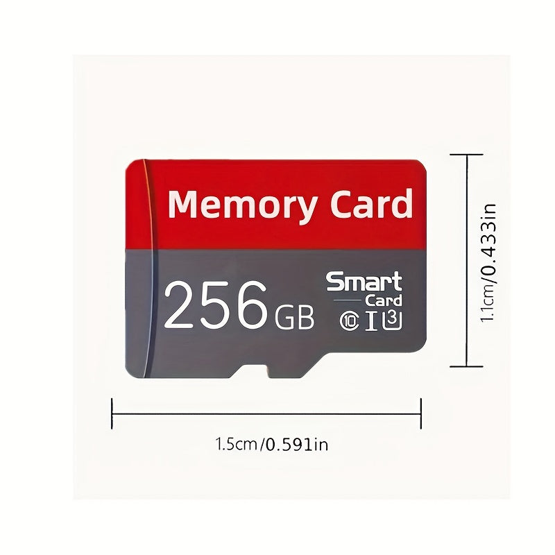 256GB/128GB Micro SD Card, High-Speed Mini SD TF Memory Card, Secure Data Storage for Wireless Security Camera, Video Recorder, GPS, Dash Cam, Smart Watch - 500G-512G/250G Capacity