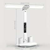 For Smart LED Desk Lamp with Dual-Head, Adjustable Brightness, Touch Control, USB Powered, Eye-Care Technology for Reading & Study Area - Includes Power Cord