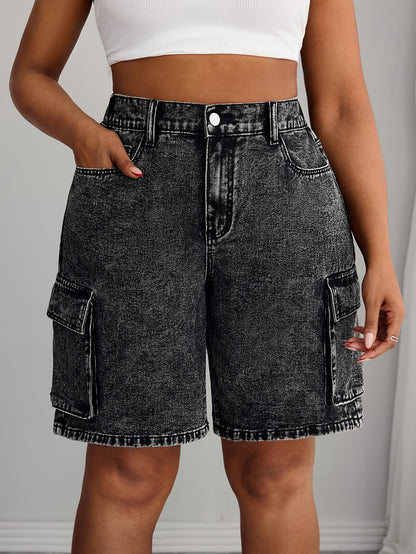 Gray Women'S Denim Shorts