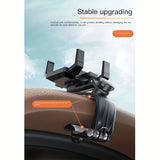 Creative Car Mobile Phone Holder that can rotate 360 degrees, car dashboard navigation mobile phone holder with parking number plate