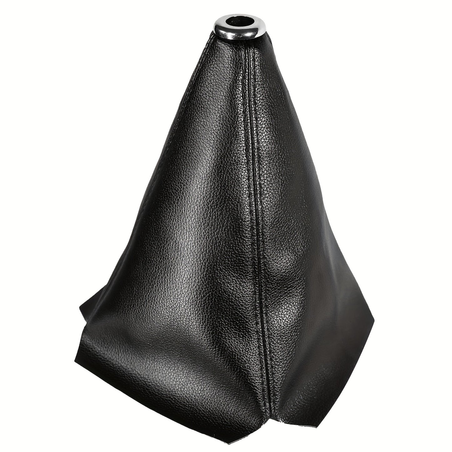 Funda universal para palanca de cambios de coche, de cuero sintético negro, para cambio manual o automático.