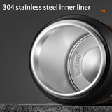 1pc Large Vacuum Flask, 304 Stainless Steel Insulated Sports Water Bottles, Travel Thermal Cups, For Hot And Cold Beverages, Summer Winter Drinkware, Gifts