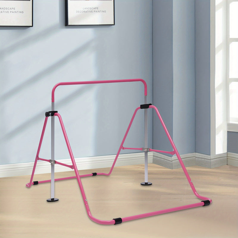 Adjustable Height Outdoor Fitness Training Equipment for Gymnastics, Featuring a Horizontal Bar, Without Battery